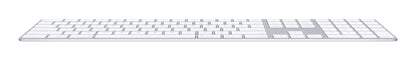 Apple Magic w/ Numeric Keypad keyboard Universal Bluetooth QWERTY English Silver, White