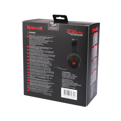 REDRAGON H510 Zeus Pro RGB Headset Wired & Wireless Head-band Calls/Music Bluetooth Black