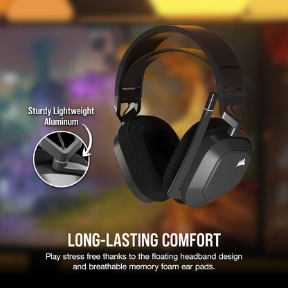 Corsair HS80 MAX Headset Wireless Head-band Gaming Bluetooth Black