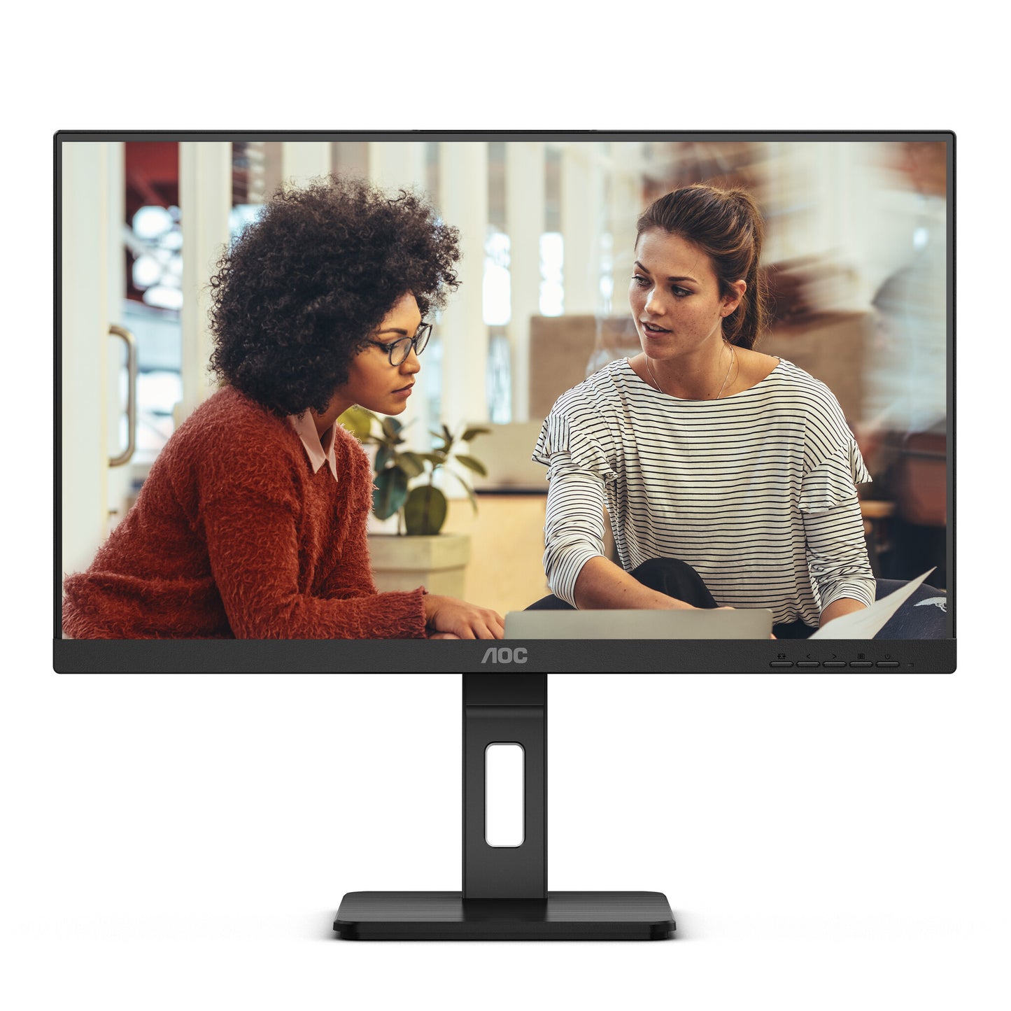 AOC E3 24E3QAF computer monitor 60.5 cm (23.8") 1920 x 1080 pixels Full HD LCD Black