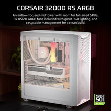 Corsair Midi Tower 3200D RS ARGB PC Case White