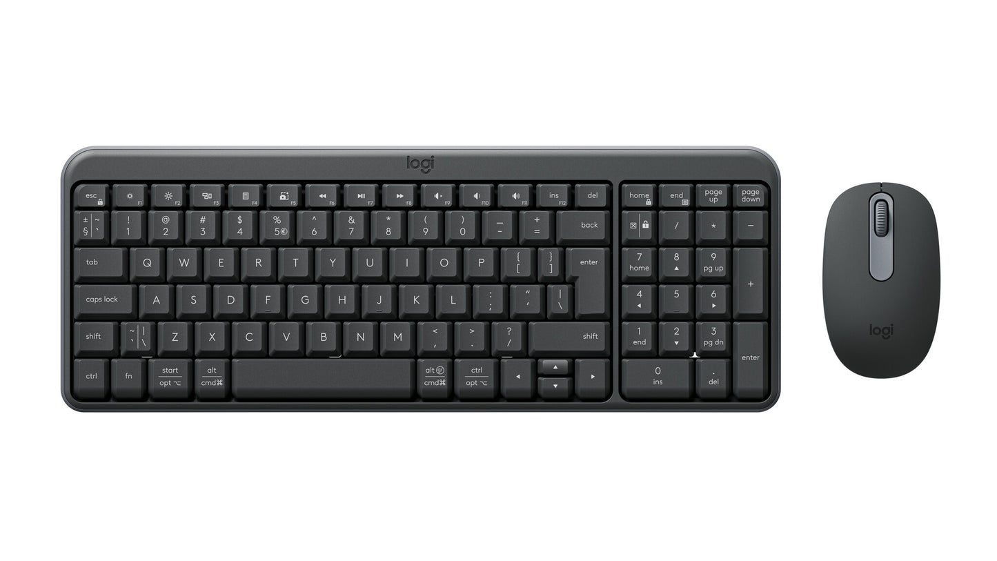 Logitech 920-013519 keyboard RF Wireless + Bluetooth US International Graphite