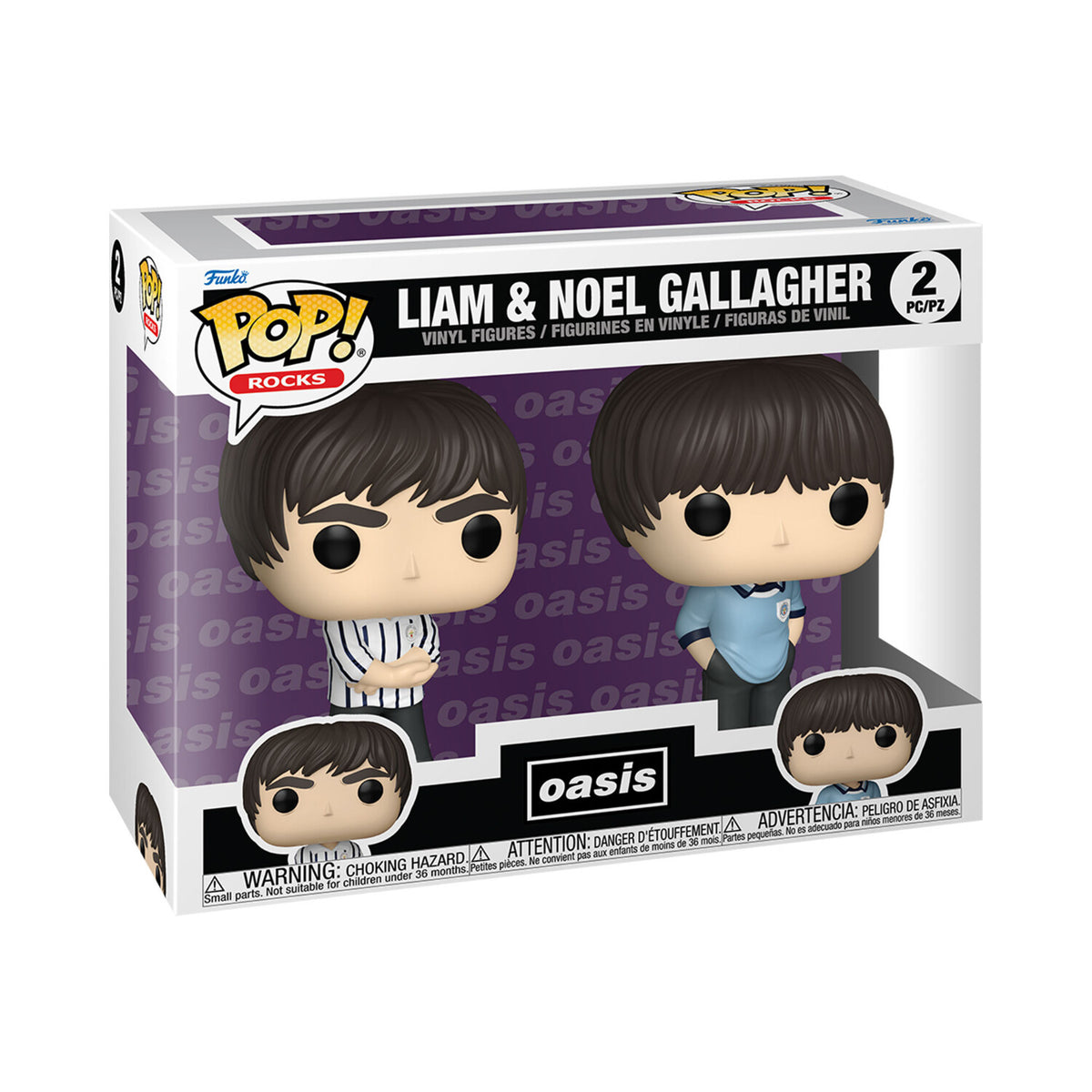Funko Pop! Rocks: Liam & Noel Gallagher 2pc - Oasis