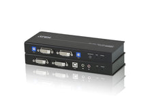 ATEN USB Dual View DVI KVM Extender with Audio and RS-232 (60m)
