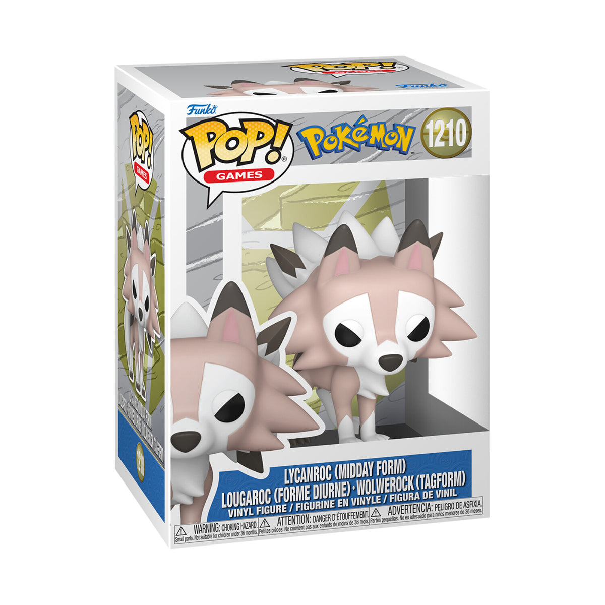 Funko Pop! Games: Pokémon - Lycanroc (Midday Form)