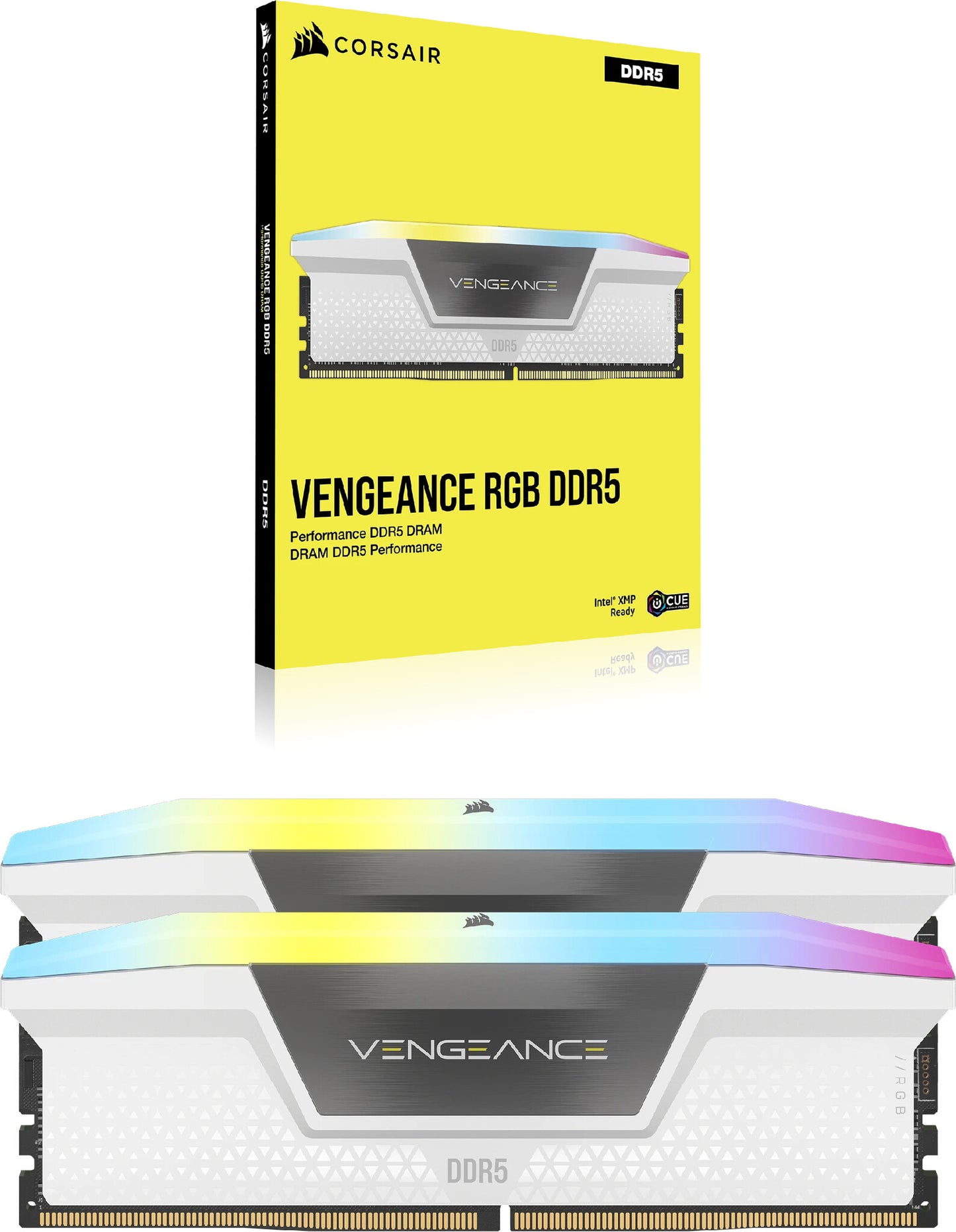 Corsair Vengeance RGB CMH32GX5M2E6000Z36W memory module 32 GB 2 x 16 GB DDR5