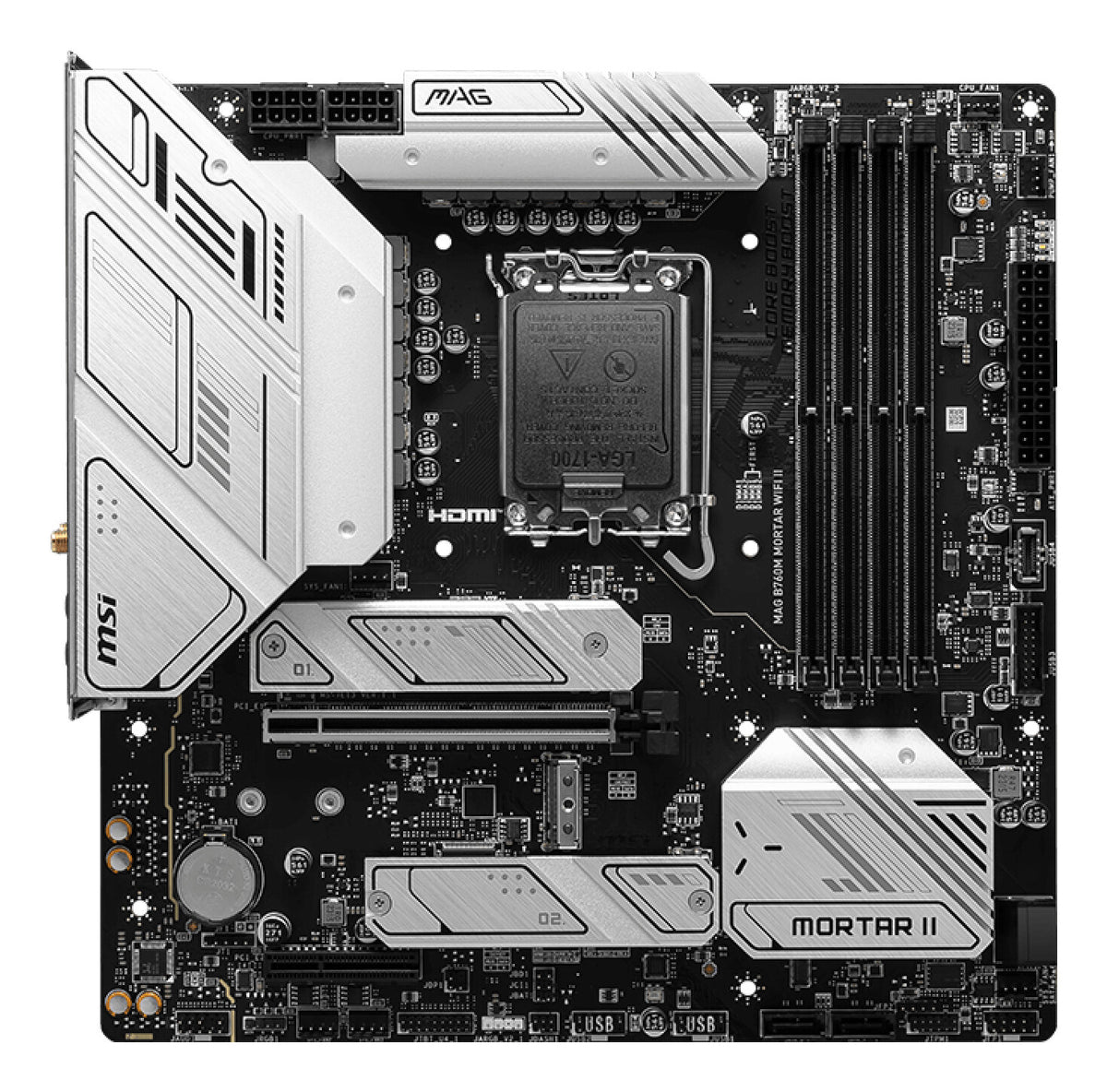 MSI MAG B760M MORTAR WIFI II DDR5 Intel B760 LGA 1700 micro ATX