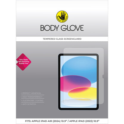 Bodyglove Body Glove Tempered Glass Screen Protector - Apple iPad 11-inch (A16, 2025) / iPad 10.9-inch 10th Gen (2022) - Clear