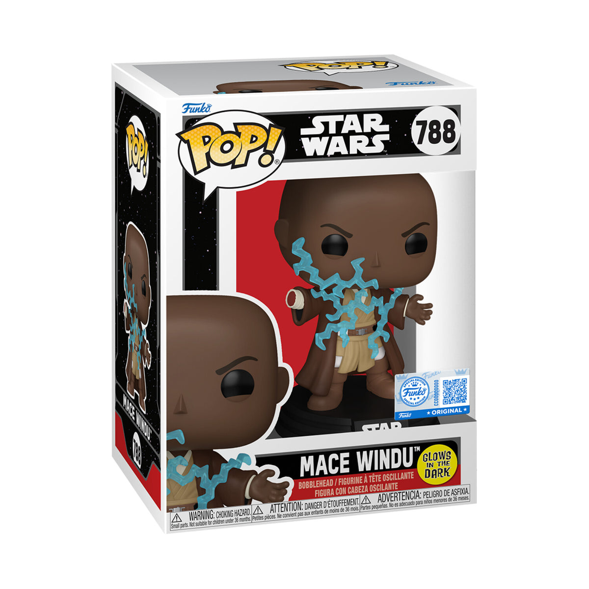 Funko Pop!: Star Wars - Mace Windu (Glows In The Dark) (Special Edition)