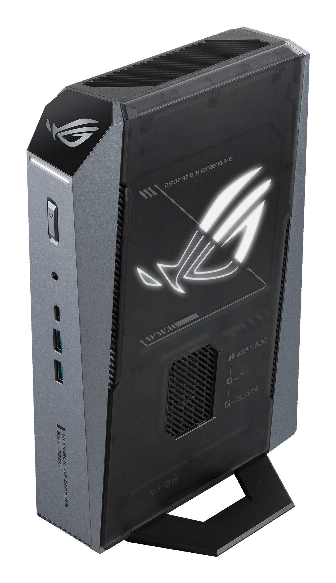 ASUS ROG GR70-N90039AN AMD Ryzen™ 9 9955HX 32 GB DDR5-SDRAM 1 TB SSD NVIDIA GeForce RTX 5070 Windows 11 Home Mini PC PC Black