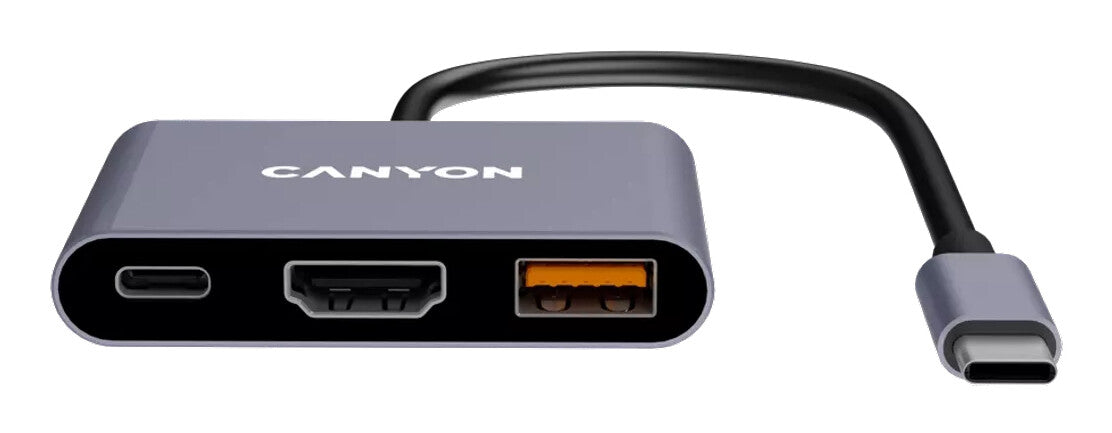 Canyon DS-4 USB Type-C 10000 Mbit/s Grey