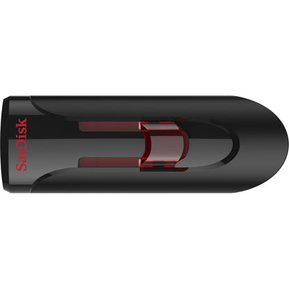 SanDisk UFM 128GB USB CRUZER GLIDE 3.0 USB flash drive USB Type-A 3.2 Gen 1 (3.1 Gen 1) Black, Red