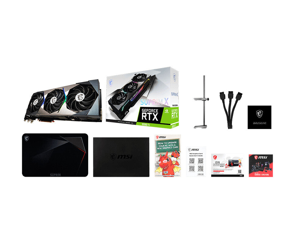MSI SUPRIM GeForce RTX 3090 Ti X 24G NVIDIA 24 GB GDDR6X