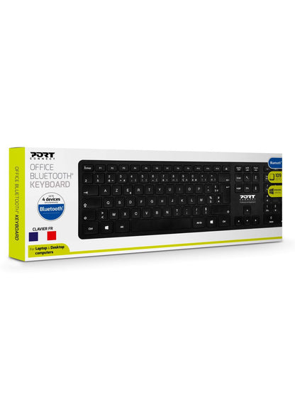 Port Designs 900903-US keyboard Office RF Wireless + Bluetooth QWERTY US English Black