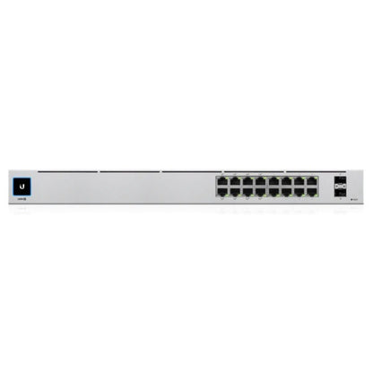 Ubiquiti UniFi USW-16-POE-EU network switch Managed L2 Gigabit Ethernet (10/100/1000) Power over Ethernet (PoE) Grey