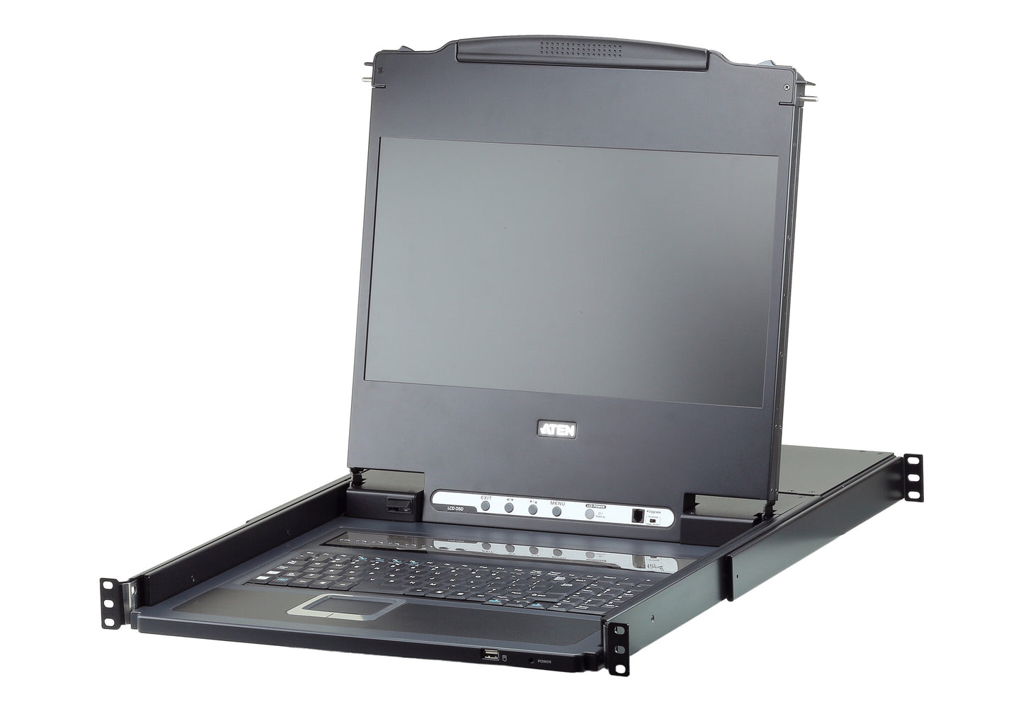 ATEN 8-Port 17.3" DVI Full HD LCD KVM Switch (USB)