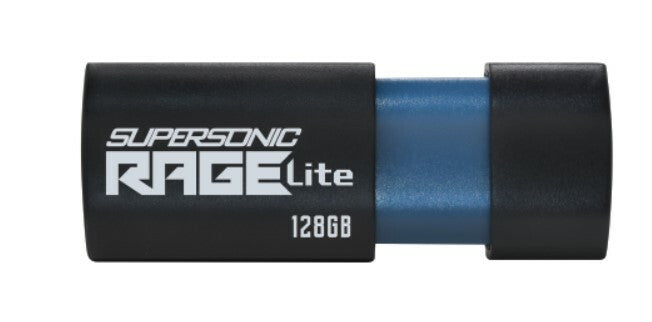 Patriot Memory Supersonic Rage Lite USB flash drive 128 GB USB Type-A 3.2 Gen 1 (3.1 Gen 1) Black, Blue