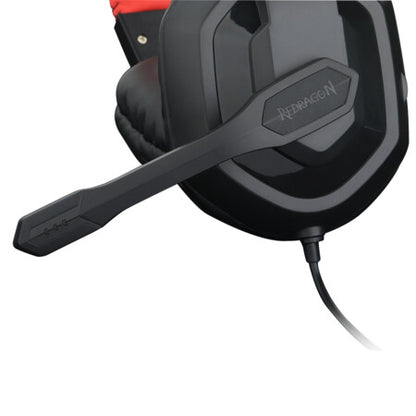 REDRAGON H120 headphones/headset Wired Head-band Gaming Black, Red