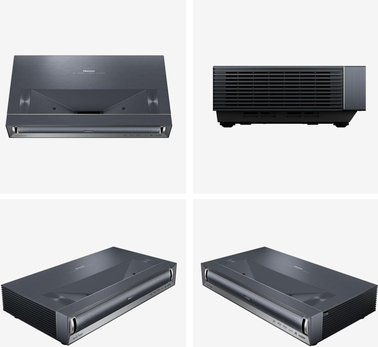 Hisense PX3-PRO Ultra short throw projector 2700 ANSI lumens DLP UHD 4K (3840x2160) Black, Dark Grey