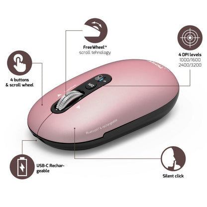 Port Designs 910503 mouse Universal Ambidextrous Bluetooth Optical 3200 DPI