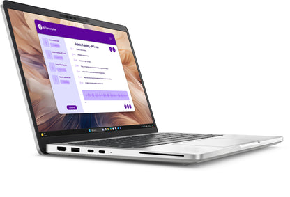 DELL Pro 13 Plus PB13250 Copilot+ PC Intel Core Ultra 7 266V Laptop 33.8 cm (13.3") Full HD+ 16 GB LPDDR5x-SDRAM 512 GB SSD Wi-Fi 7 (802.11be) Windows 11 Pro Silver