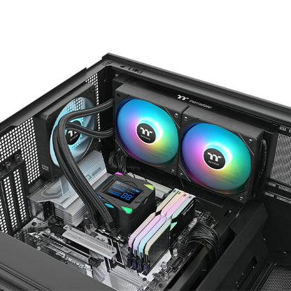 Thermaltake LA240-S ARGB Motherboard Liquid cooling kit 12 cm Black 1 pc(s)