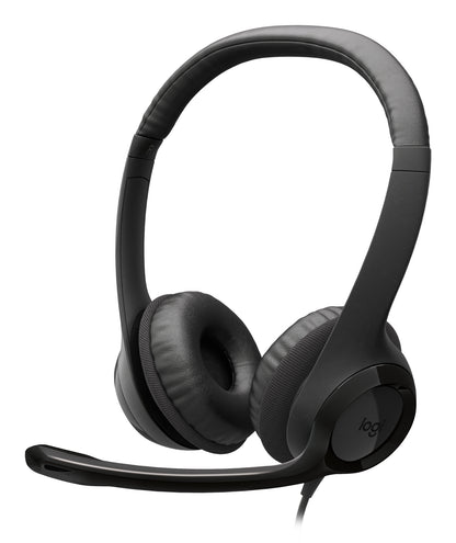 Logitech H390 USB Headset Wired Head-band Calls/Music USB Type-C Black