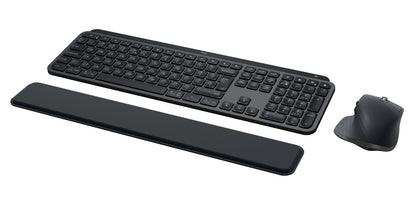 Logitech Master MX Keys Combo for Bussiness keyboard Mouse included Office RF Wireless + Bluetooth QWERTY US International Graphite