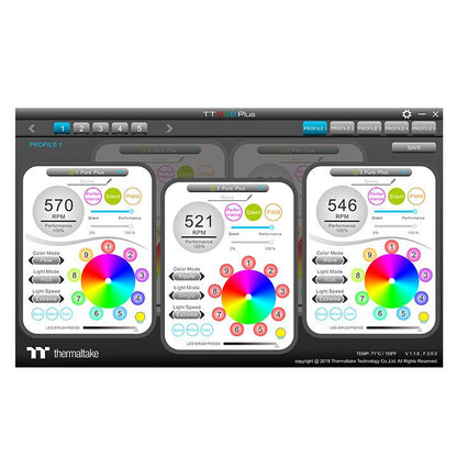 Thermaltake Pure Plus 12 RGB Radiator Fan TT Premium Edition