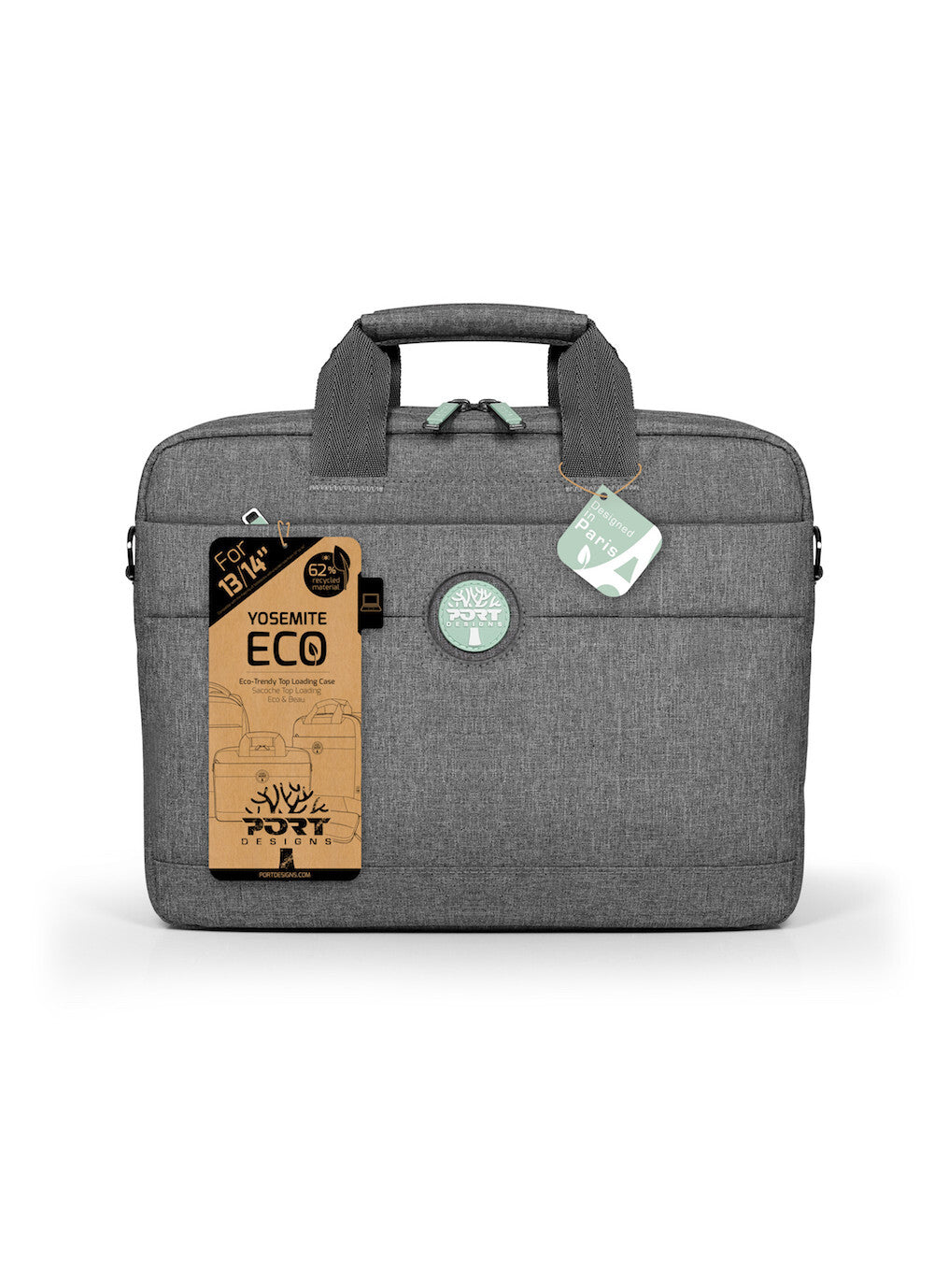 PORT Designs YOSEMITE ECO TL 15,6 GREY Laptop case Toploading