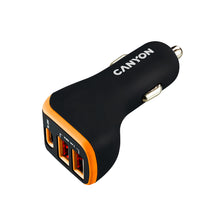 Canyon С-08 Digital camera, GPS, MP3, MP4, Mobile phone, PDA, Portable gaming console, Smartphone, Tablet Black, Orange Cigar lighter Auto