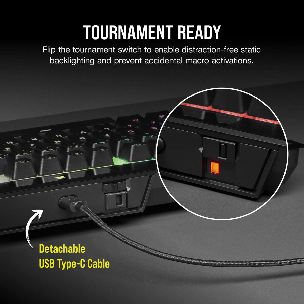 Corsair  K70 TKL Champion serijos klaviat?ra (CH-911901A-NA) keyboard Gaming