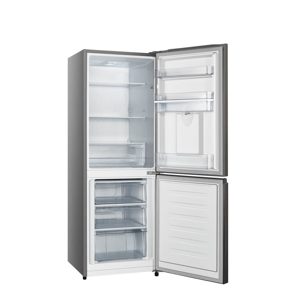 Hisense H310BIT-WD fridge-freezer Freestanding 222 L A Stainless steel, Titanium