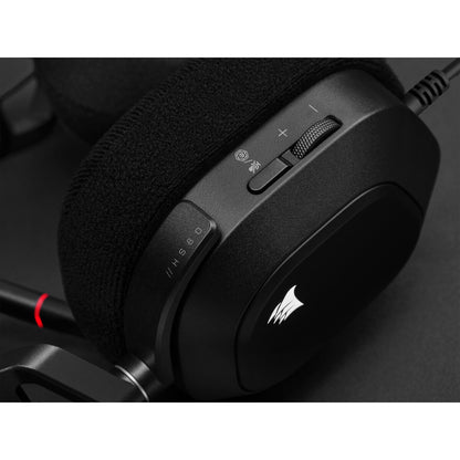 Corsair HS80 Headset Wired Head-band Gaming Carbon