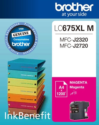 Brother LC675XLM ink cartridge 1 pc(s) Original Magenta
