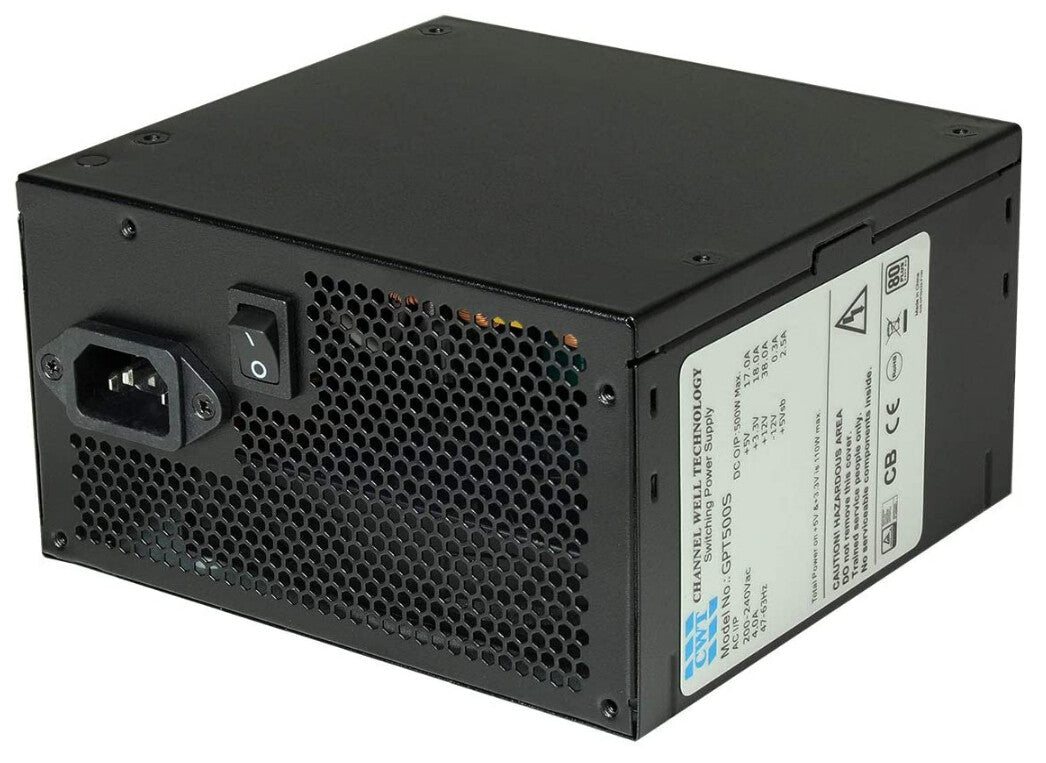CWT GPT500S power supply unit 500 W 20+4 pin ATX ATX Black