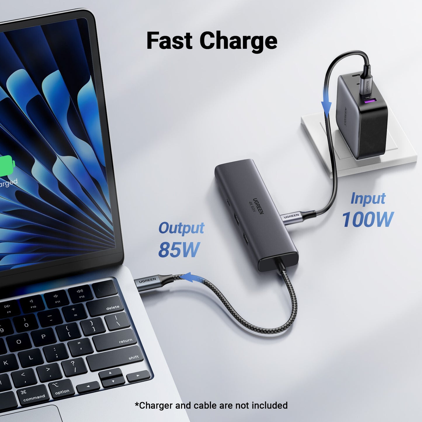 Ugreen REVODOK 6-IN-1 4K@60HZ HDMI ETH DOCK Docking Grey