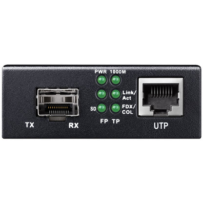 Cudy MC220 network media converter 1000 Mbit/s 1310 nm Single-mode Black