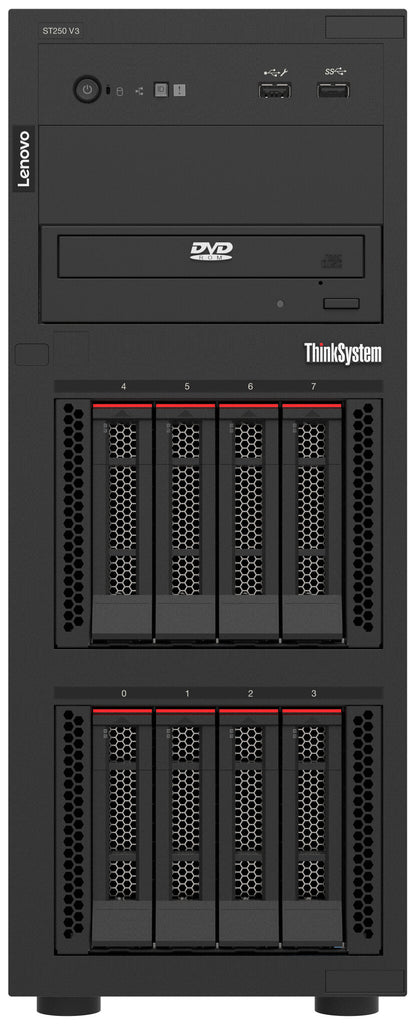 Lenovo ThinkSystem ST250 V3 server 1.92 TB Tower Intel® Xeon® 6353P 2.7 GHz 32 GB DDR5-SDRAM 800 W