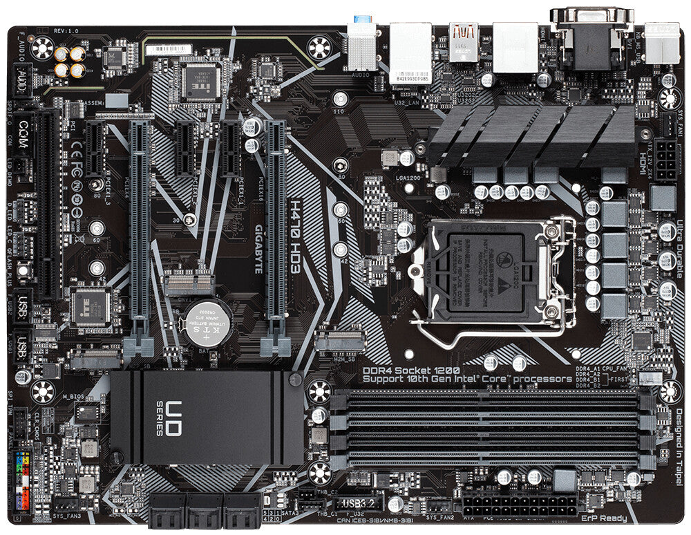 Gigabyte H470 HD3 motherboard Intel H470 Express LGA 1200 (Socket H5) ATX