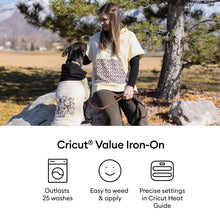 Cricut Value Iron-On Heat transfer vinyl roll Smooth heat transfer vinyl