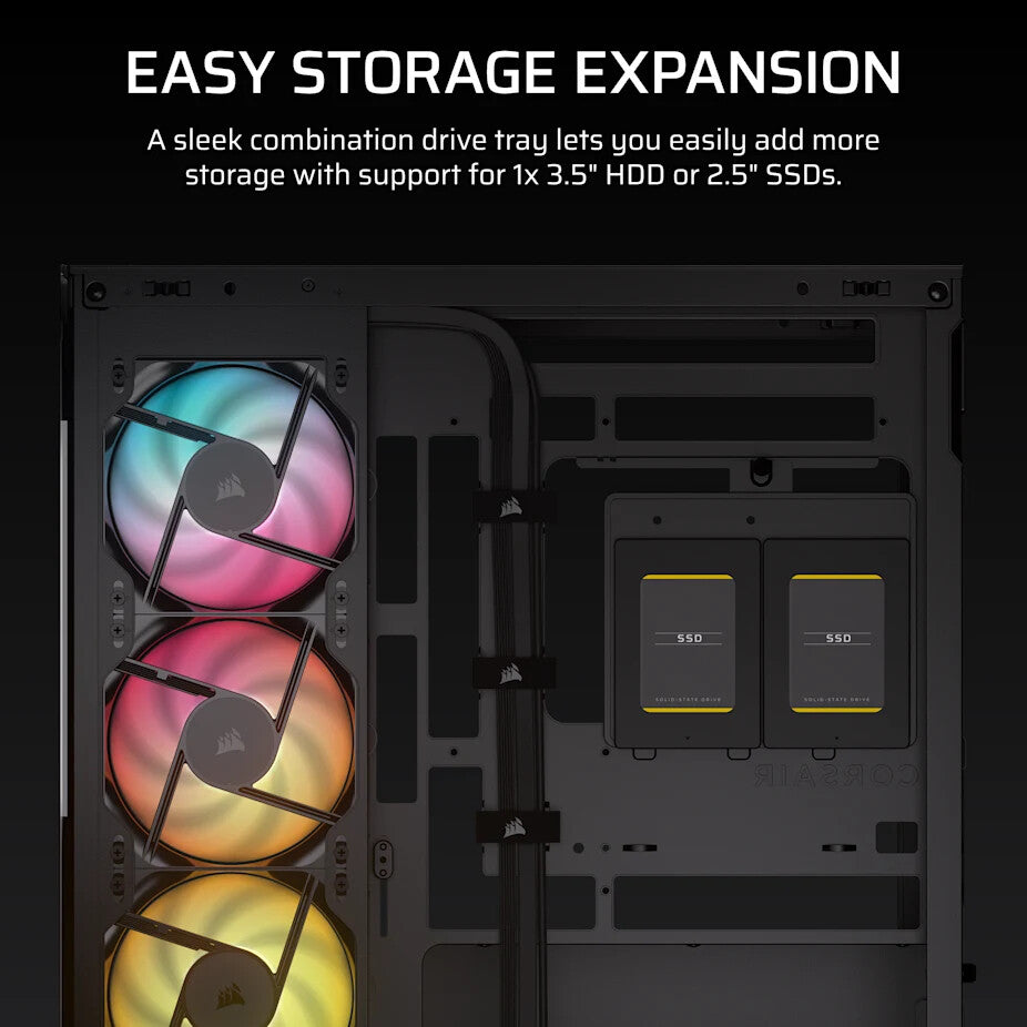 Corsair 2800X RS-R ARGB Midi Tower Black