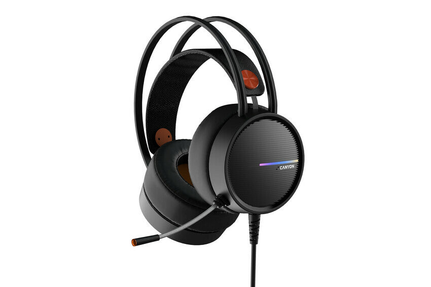 Canyon Gaming Headset GH-8A 2x3.5mm\"Interceptor\" LED black retail