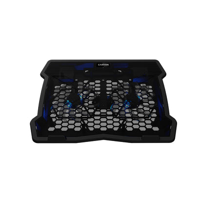 Canyon NS03 laptop cooling pad 39.6 cm (15.6") 1000 RPM Black