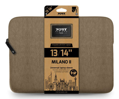PORT Designs Milano II Eco Sleeve 35.6 cm (14") Sleeve case Brown