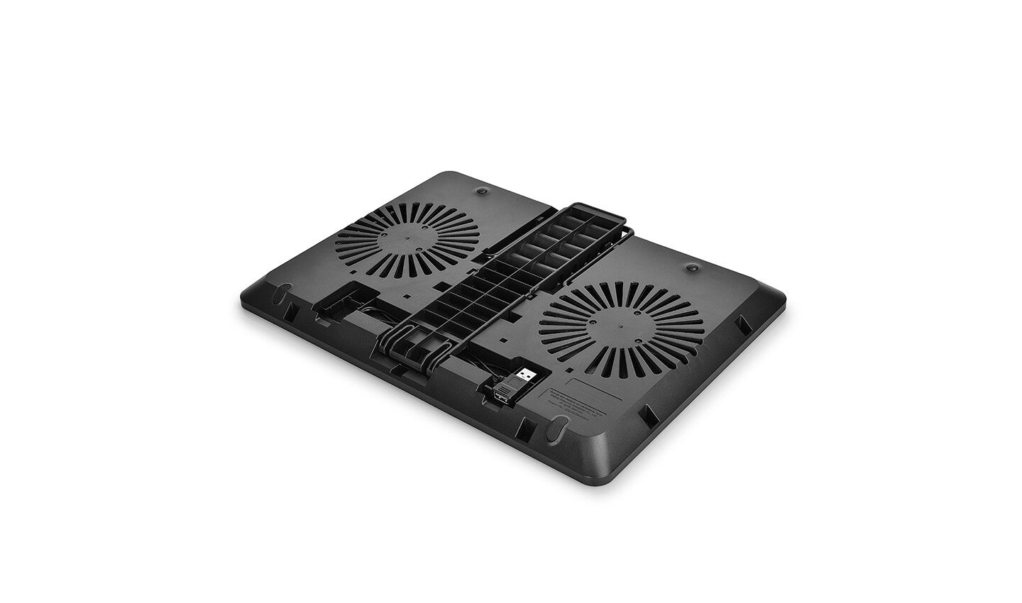 DeepCool U PAL laptop cooling pad 39.6 cm (15.6") 1000 RPM Black