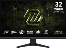 MSI MAG 325QF E18V computer monitor 80 cm (31.5") 2560 x 1440 pixels Wide Quad HD LED Black