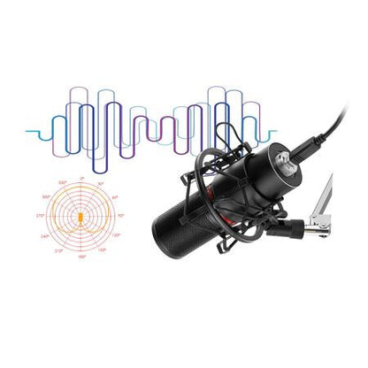 REDRAGON GM300 microphone Black PC microphone