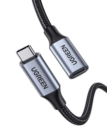 Ugreen USB-C 3.1 Extension Cable USB cable USB 3.2 Gen 2 (3.1 Gen 2) 1 m USB C Black, Grey