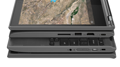 Lenovo 300e Chromebook 2nd Gen Intel® Celeron® N N4120 29.5 cm (11.6") Touchscreen HD 8 GB LPDDR4-SDRAM 64 GB eMMC Wi-Fi 5 (802.11ac) ChromeOS English Black